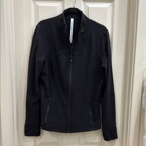 Lululemon Athletica Black Ski Jacket with Full-Length Zipper